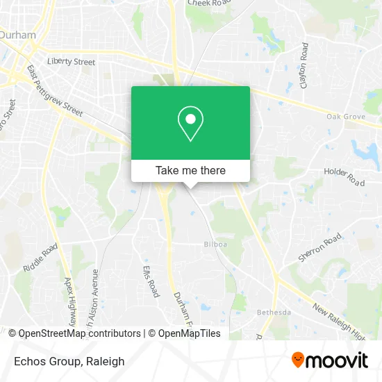 Echos Group map