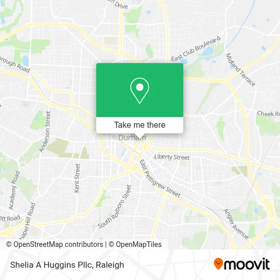 Shelia A Huggins Pllc map
