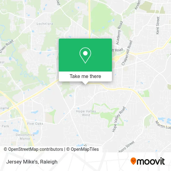 Jersey Mike's map