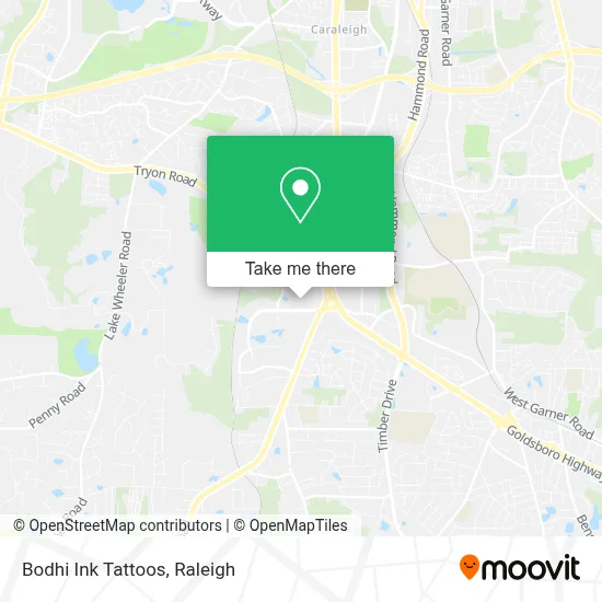 Bodhi Ink Tattoos map