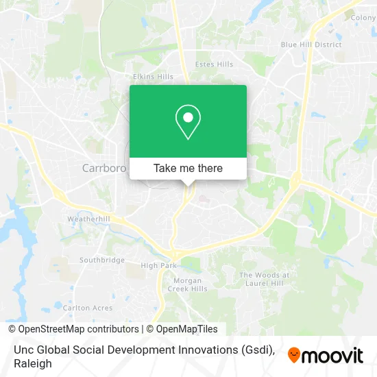 Unc Global Social Development Innovations (Gsdi) map
