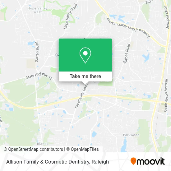 Allison Family & Cosmetic Dentistry map