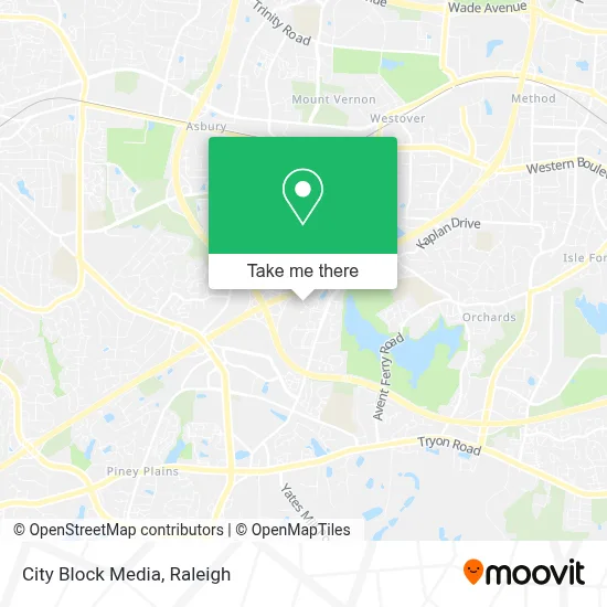 City Block Media map