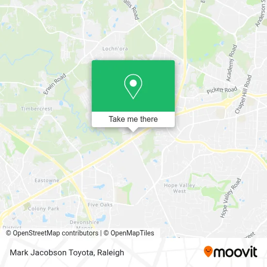 Mark Jacobson Toyota map