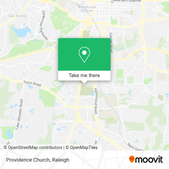 Providence Church map