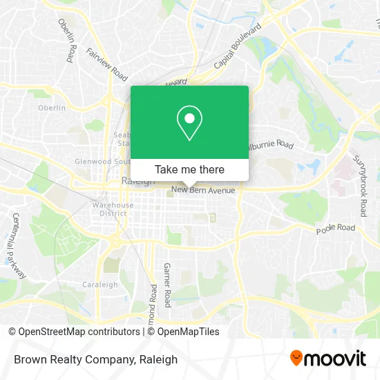 Brown Realty Company map