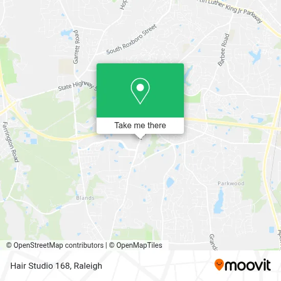 Hair Studio 168 map