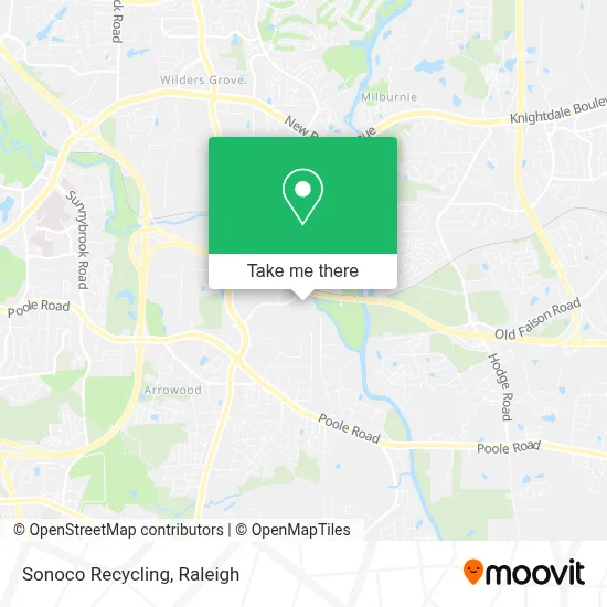Sonoco Recycling map