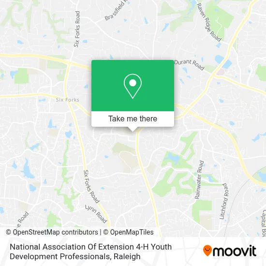 National Association Of Extension 4-H Youth Development Professionals map