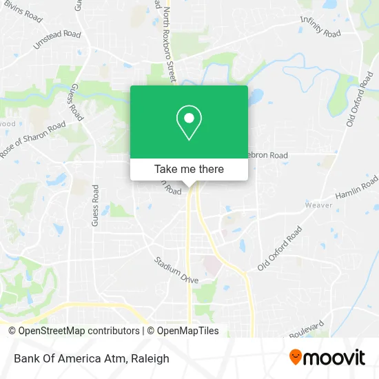 Bank Of America Atm map