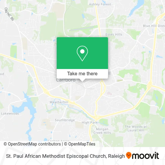 St. Paul African Methodist Episcopal Church map