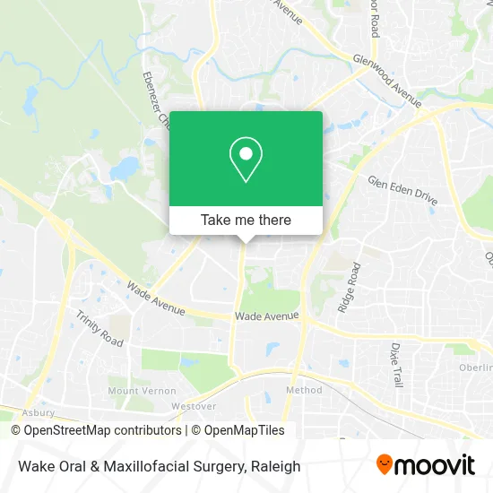 Wake Oral & Maxillofacial Surgery map