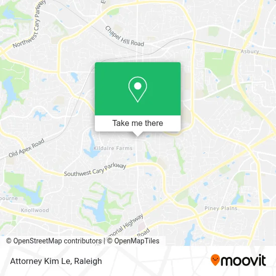 Attorney Kim Le map