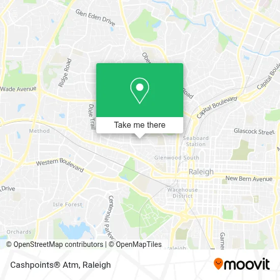 Cashpoints® Atm map