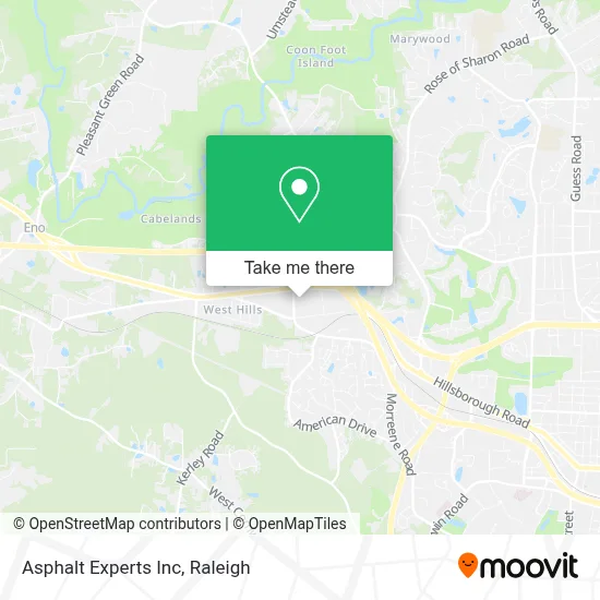 Asphalt Experts Inc map