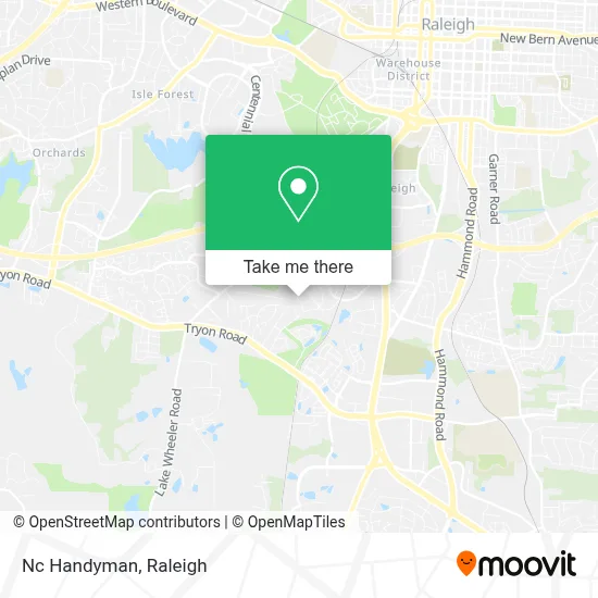 Nc Handyman map