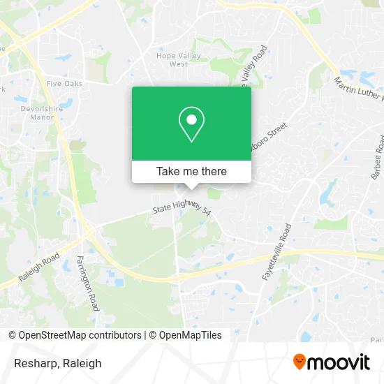 Resharp map
