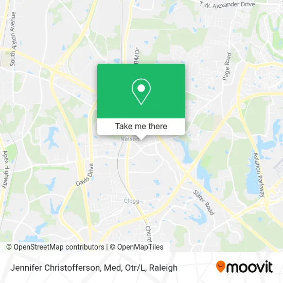 Jennifer Christofferson, Med, Otr / L map