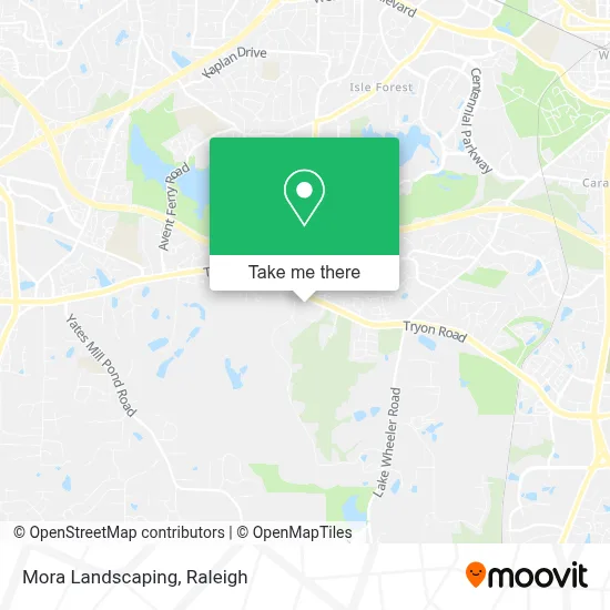 Mora Landscaping map