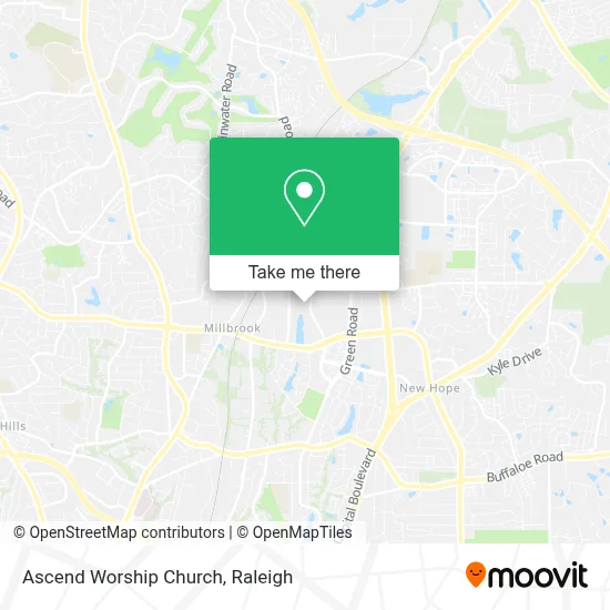 Ascend Worship Church map