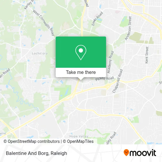 Balentine And Borg map
