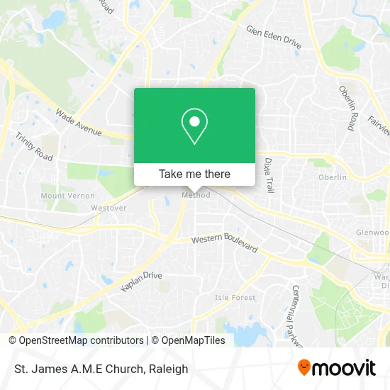 St. James A.M.E Church map