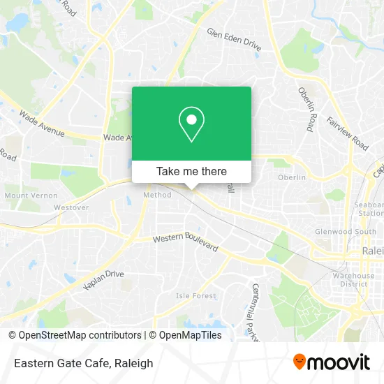 Eastern Gate Cafe map