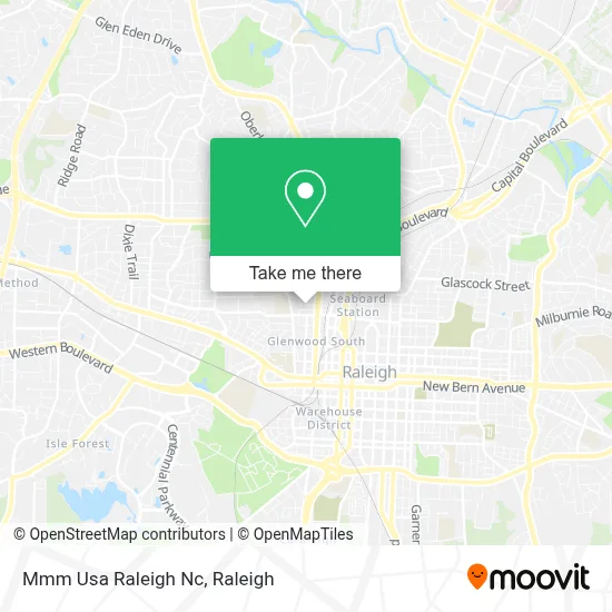 Mmm Usa Raleigh Nc map