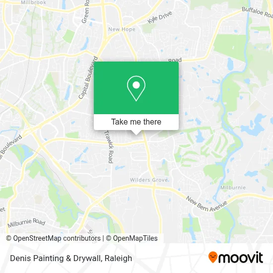 Denis Painting & Drywall map