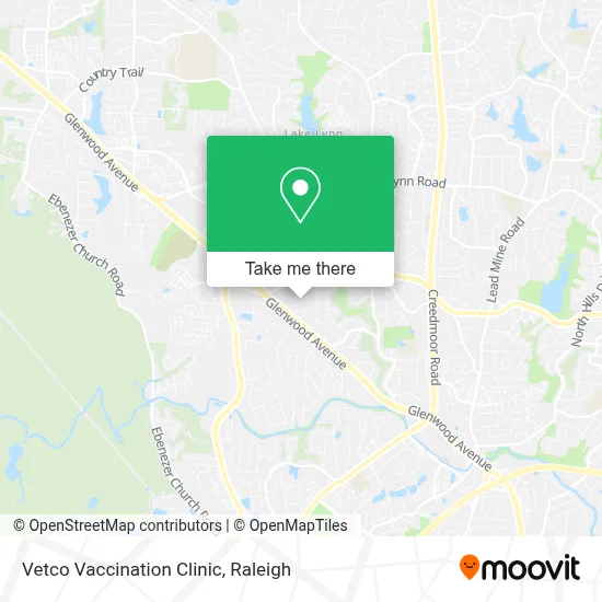 Vetco Vaccination Clinic map