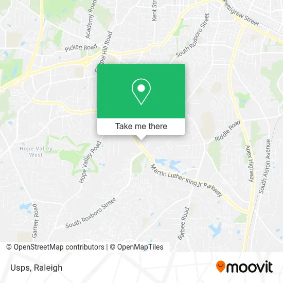 Usps map
