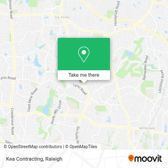 Kea Contracting map