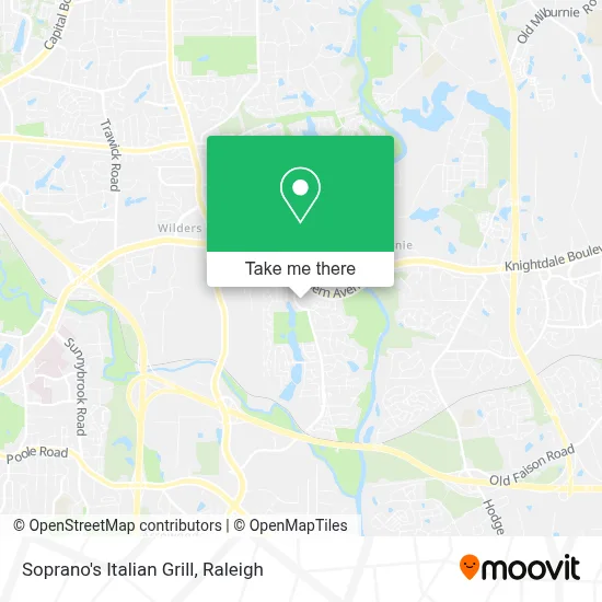 Soprano's Italian Grill map