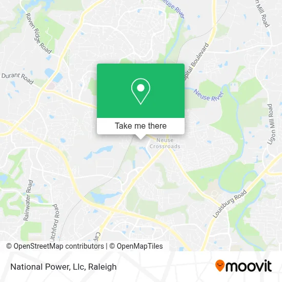 National Power, Llc map