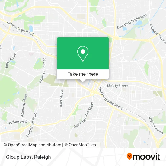 Gloup Labs map