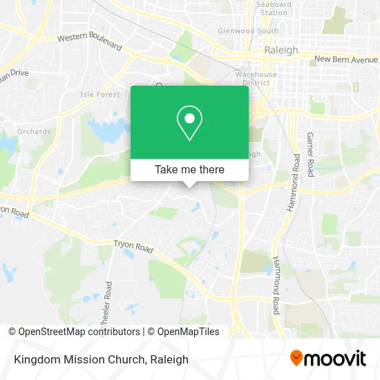 Kingdom Mission Church map