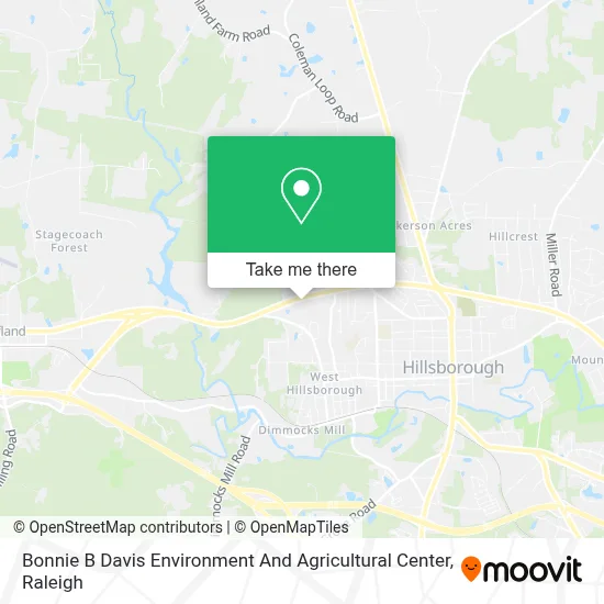 Bonnie B Davis Environment And Agricultural Center map