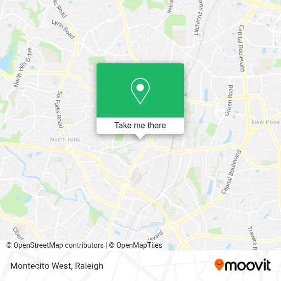 Montecito West map
