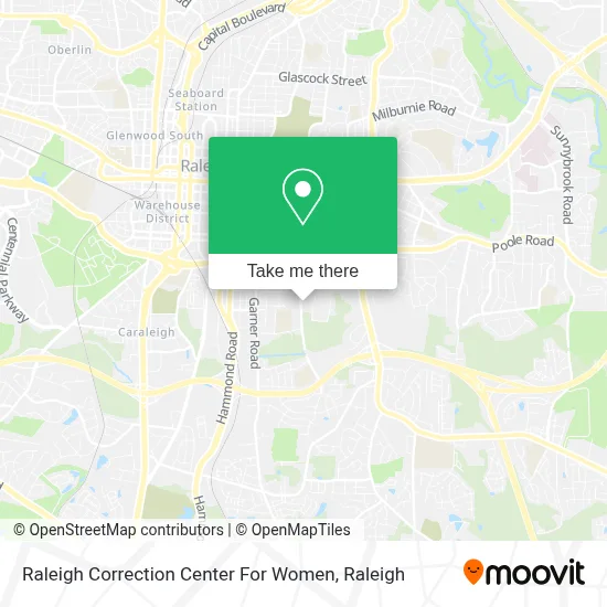 Raleigh Correction Center For Women map