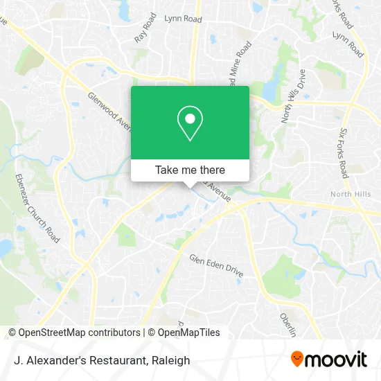 J. Alexander's Restaurant map