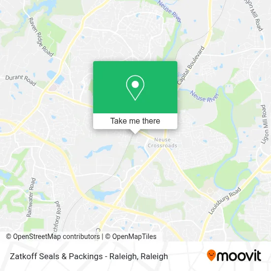 Zatkoff Seals & Packings - Raleigh map