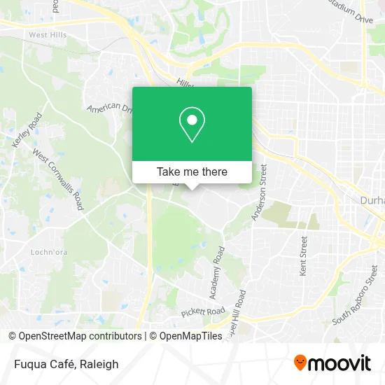 Fuqua Café map