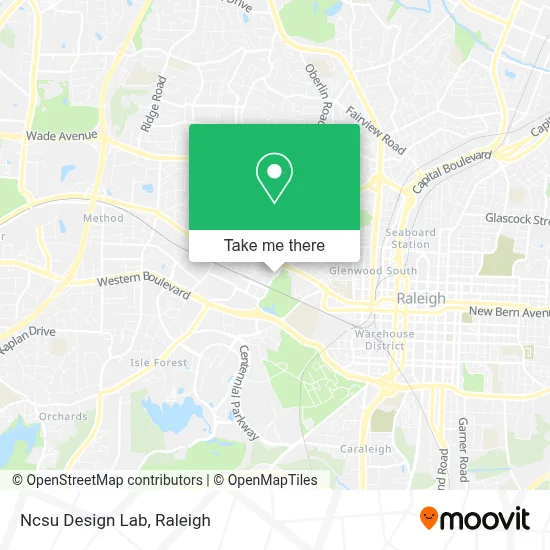 Ncsu Design Lab map