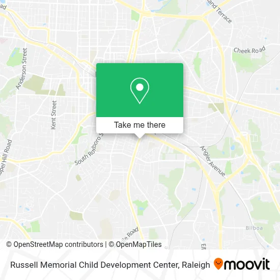 Russell Memorial Child Development Center map