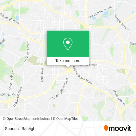 Spaces. map