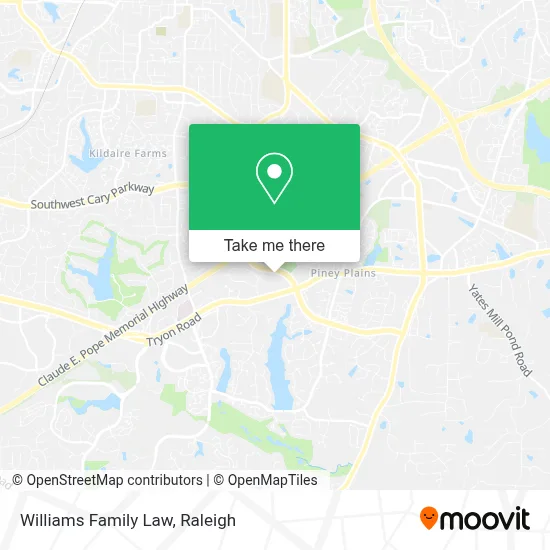 Williams Family Law map
