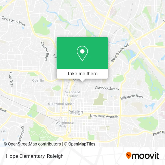 Hope Elementary map
