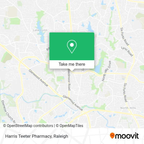 Harris Teeter Pharmacy map