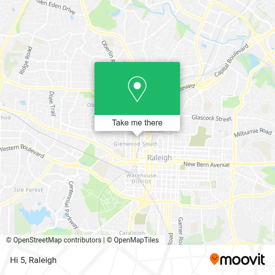 Hi 5 map