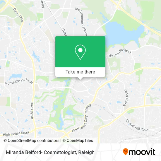 Miranda Belford- Cosmetologist map